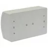 Koala double sockets 2x2P+Z surface-mounted white with flap 162-51 VIPLAST