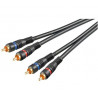 Kabel 2xRCA/2xRCA 1,5m HIGH Quality OFC 50032