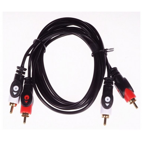 Kabel 2xRCA/2xRCA HQ 3 metry LB0020 Libox