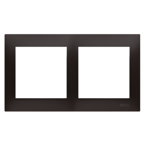 Simon54 Ramka na 2-moduły DR2/48 antracyt