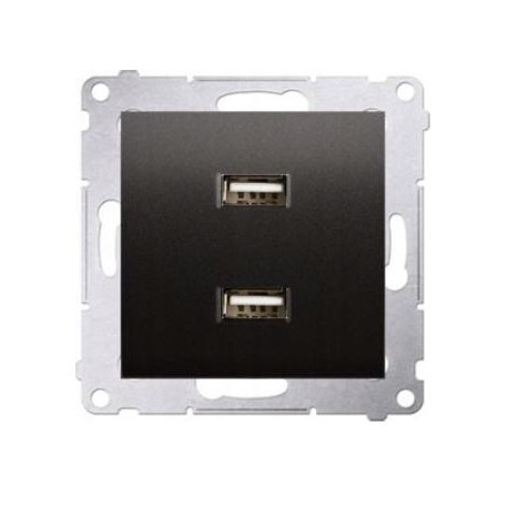 Simon54 Ładowarka USBx2 DC5V DC2USB.01/48 antracyt