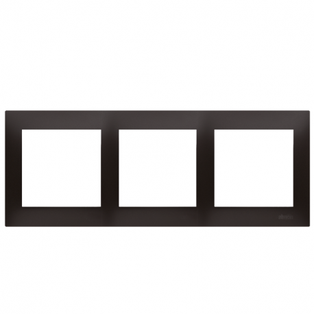 Simon54 Ramka na 3-moduł DR3/48 antracyt