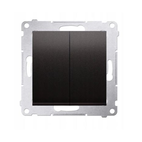 Simon54 Przycisk zwierny podwójny DP2.01/48 antracyt