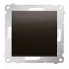 Simon54 single NO pushbutton DP1.01/46 brown