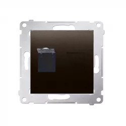 Simon54 Gniazdo komputerowe RJ45 poj. D61.01/46 brązowy