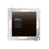 Simon54 RJ45 single computer socket D61.01/46 brown