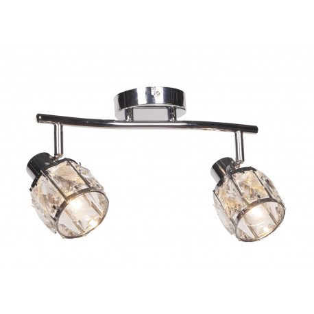Lampa DESALIA-2 CR chrom kryształki 2xE14 Vitalux