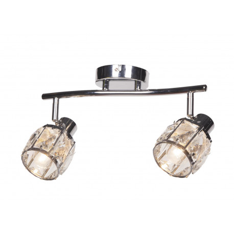 Lampa DESALIA-2 CR chrom kryształki 2xE14 Vitalux