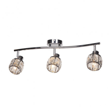 Lampa DESALIA-3 CR chrom kryształki 3xE14 Vitalux