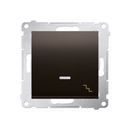 Simon54 Łącznik schodowy z podświetleniem LED DW6L.01/46 brązowy