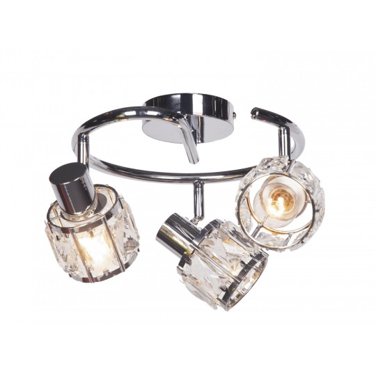 DESALIA-3R CR chrome 3xE14 ceiling lamp Vitalux