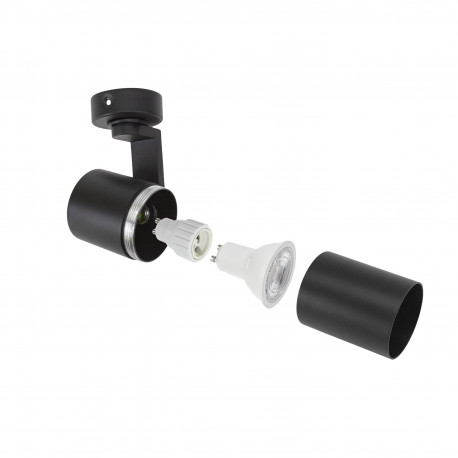 Lampa sufit. MADARA MINI II GU10 czarna SLIP003013-8822
