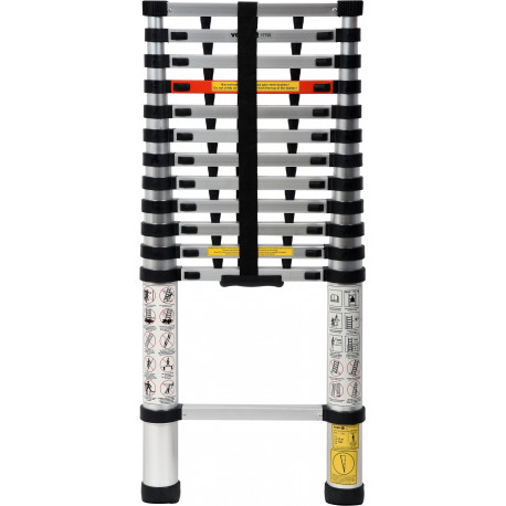 Drabina teleskopowa Alu. 3,8m 13st 17702 Vorel