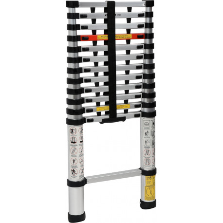 Drabina teleskopowa Alu. 3,8m 13st 17702 Vorel