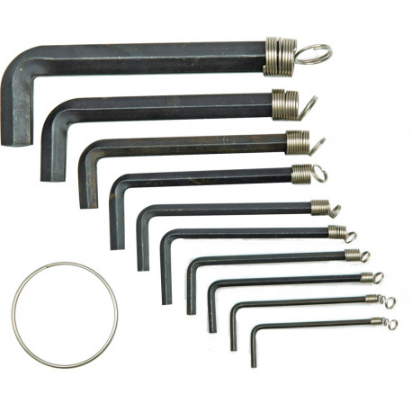 Klucze imbusowe 1,5-10mm zestaw 10 sztuk na kółku 56390 VOREL