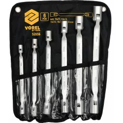 Klucze nasadowe przegubowe 8-19mm (kpl.6szt.)-2528