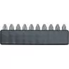 Końcówki śrubokrętowe PZ2x25mm 1/4cal 10 sztuk 65520 VOREL