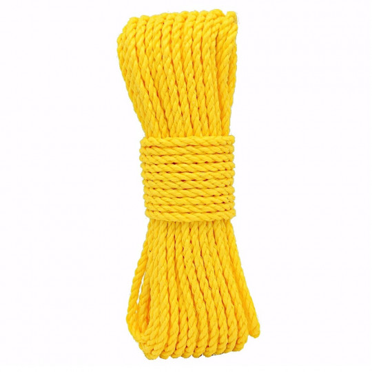PP needle rope 10mm 20 meters yellow Vorel
