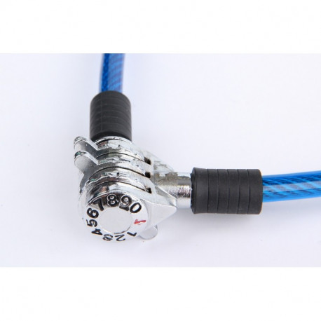 Linka rowerowa z szyfrem 8x650mm niebieska Vorel