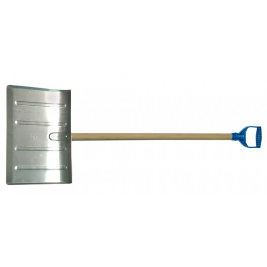 Aluminum snow shovel 50 cm wood handle VOREL
