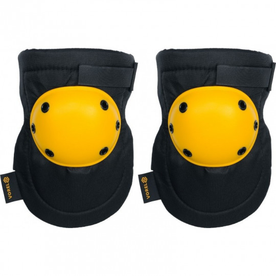 Protective knee pads black and yellow Vorel