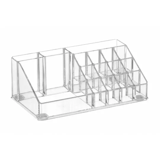 Cosmetics organizer crystal 4 transparent Wave