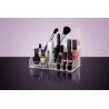 Cosmetics organizer crystal 4 transparent Wave