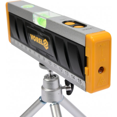 Poziomica laserowa MINI + statyw 170mm VOREL