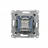 Simon54 Illuminated cross switch DW7L.01/49 black