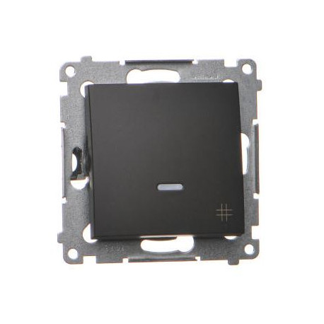 Simon54 Łącznik krzyżowy podświetlany DW7L.01/49 czarny