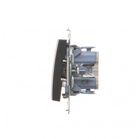 Simon54 Łącznik jednobiegunowy DW1.01/49 czarny