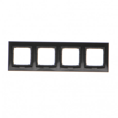 Simon54 Ramka 4-krotna DR4/49 czarny mat