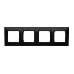 Simon54 Ramka 4-krotna DR4/49 czarny mat