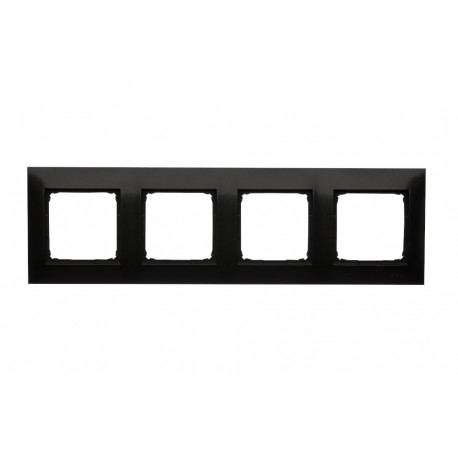 Simon54 Ramka 4-krotna DR4/49 czarny mat