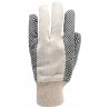 Gardening gloves spotted white 10 VOREL