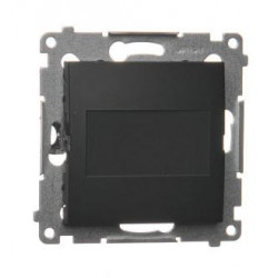 Simon54 zaślepka z mostkiem do ramek DPS.01/49 czarny mat