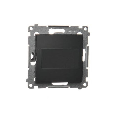 Simon54 zaślepka z mostkiem do ramek DPS.01/49 czarny mat