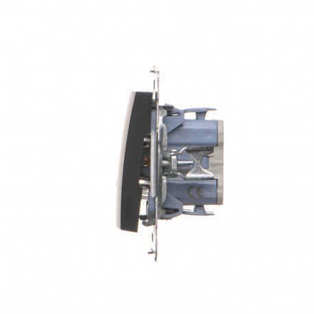 Simon54 Łącznik schodowy podświetlany DW6L.01/49 czarny