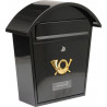 Letterbox 380x320x105 mm black VOREL