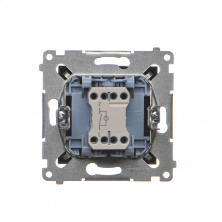 Simon54 Łącznik jednobiegunowy podświetlany DW1L.01/49 czarny