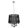 Lampa sufitowa wisząca CORNELIA glamour MDM-2572/3 BK czarna E14 Italux