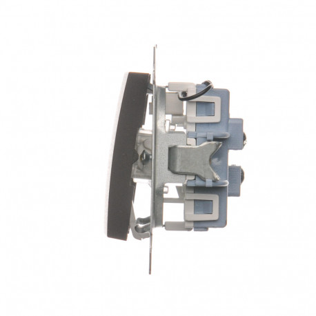 Simon54 Łącznik schodowy podwójny z podświetleniem LED DW6/2L.01/46 brązowy