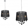 CORNELIA glamour pendant ceiling lamp MDM-2572/3 BK black E14 Italux