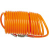 Spiral hose with quick disconnects 5x8 mm 5 meters orange VOREL