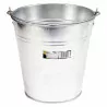 Galvanized bucket chrome 5 L Vorel