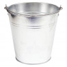 Galvanized bucket chrome 10 L Vorel