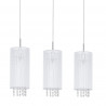 LANA pendant lamp MDM1787/3 W white 3xE14 40W Italux