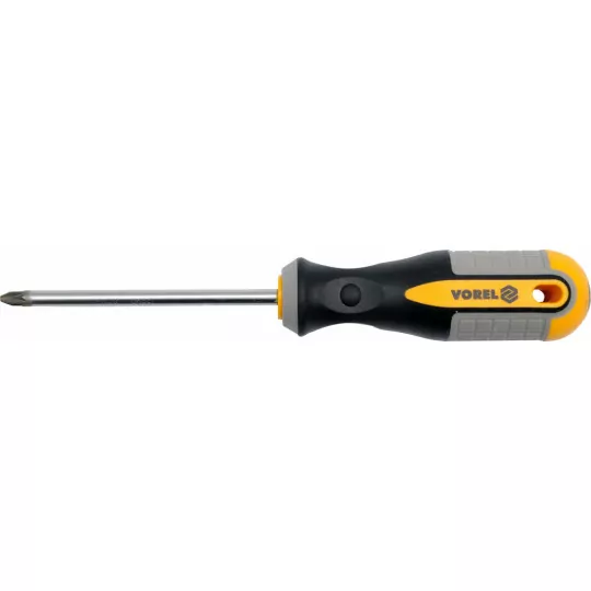 Pozidrive Phillips screwdriver PZ2x150 mm CrV VOREL Pozidrive Phillips screwdriver PZ2x150 mm CrV VOREL