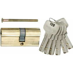 Brass cylinder 67 mm 6 keys...