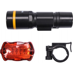 Rear/front bicycle lamp set...